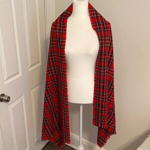 Red Plaid Scarf